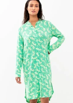 Sale Mey Tilly Long Sleeved Nightdress Mojito Print