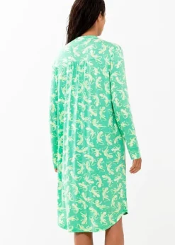 Sale Mey Tilly Long Sleeved Nightdress Mojito Print