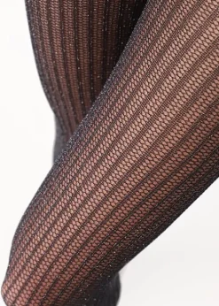 Discount Oroblu Allure Shiny Tights Black Sparkle