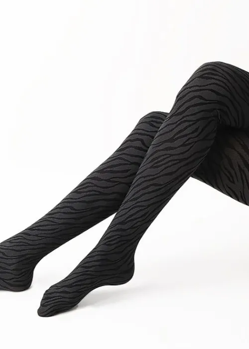 Fashion Oroblu City Savana Serpent Tights Grey Serpent
