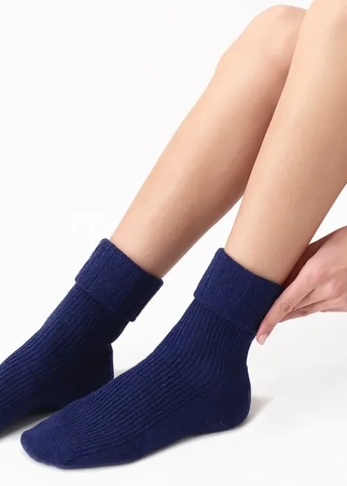 Best Sale Oroblu Hilda Fine Cashmere Rolled Cuff Socks