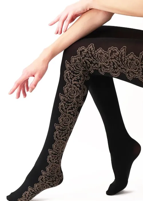 Flash Sale Oroblu I Love Italy Roma Tights Black