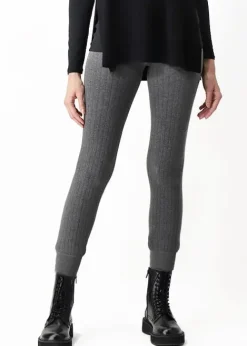 Hot Oroblu Soft Rib Pants Grey Melange