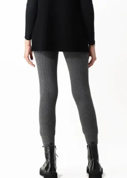 Hot Oroblu Soft Rib Pants Grey Melange
