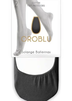 Hot Oroblu Solange Ballerinas Footlets 2 Pair Pack