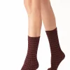 Best Sale Oroblu Texture Ankle High Pied De Poule