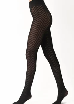 Best Sale Oroblu Texture Chevron Tights