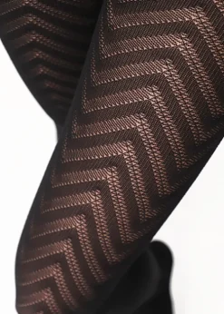 Best Sale Oroblu Texture Chevron Tights