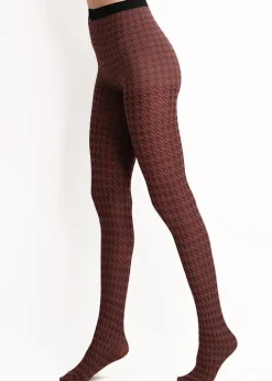 Hot Oroblu Texture Tights Pied De Poule