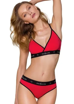 New Passion Sports Edition Thin Racer Back Bra And Thong Set