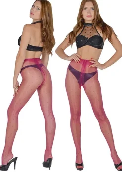 Shop Pearl and Poseidon Anastasia Sheer Polka Dot Tights