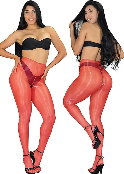 Cheap Pearl and Poseidon Vespa Crotchless Ultra Shine Tights