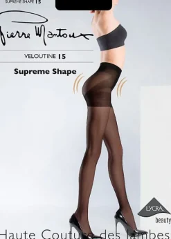 Hot Pierre Mantoux Veloutine Supreme Shape 15 Tights