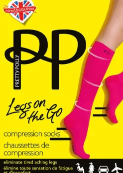 Fashion Pretty Polly Legs On The Go Compression Socks Black