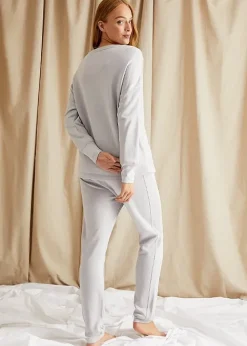 Online Pretty You London Bamboo Leisure Joggers Dove Grey