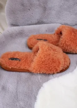 Clearance Pretty You London Candy Slippers Spice