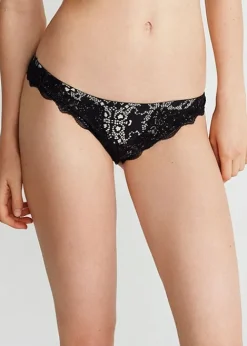 Store Promise Luxury Nocturno Bikini Brief Black Nocturno Print
