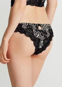 Store Promise Luxury Nocturno Bikini Brief Black Nocturno Print