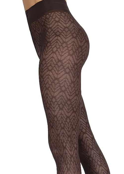 Discount Sarah Borghi Natalia Tights Cioccolato