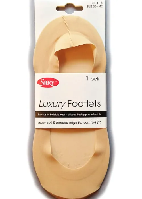 Sale Silky Luxury Footlet Natural