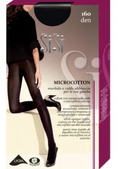 Discount Sisi Microcotton Opaque Tights Black