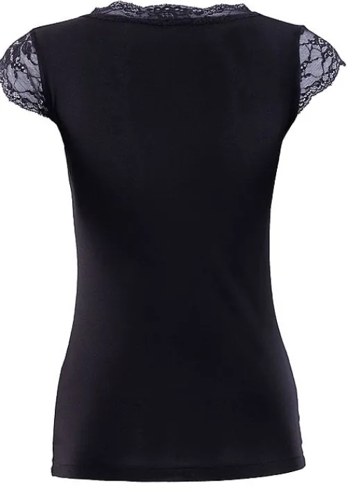 Sale Blackspade Spade Comfort Classic Lace V Neck Shirt