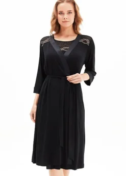 New Blackspade Spade Pearl Robe Black