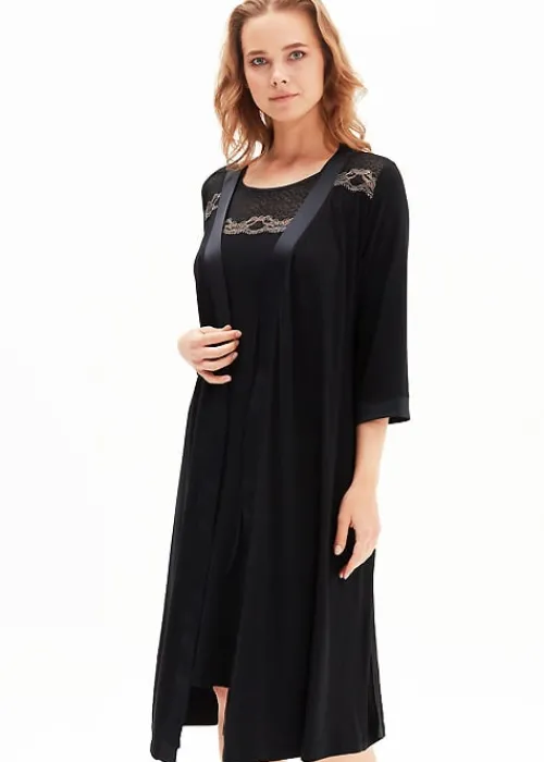 New Blackspade Spade Pearl Robe Black
