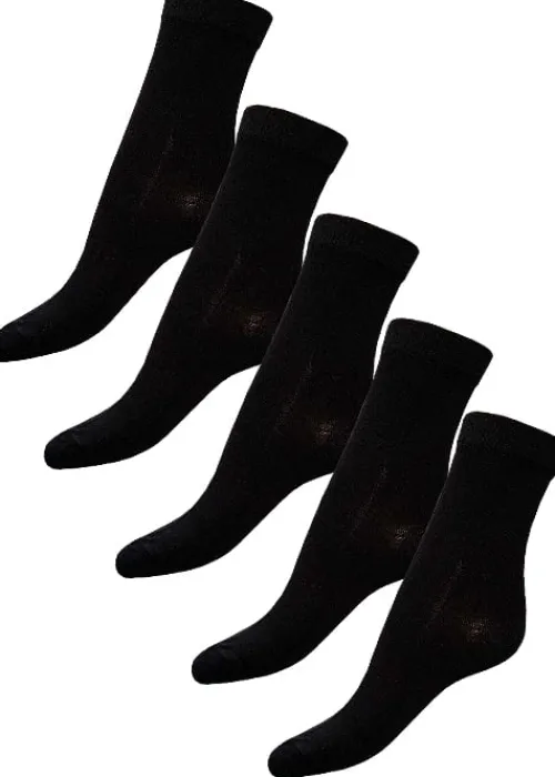 Cheap Tiffany Quinn Platinum Range Classic Socks 5Pp Black