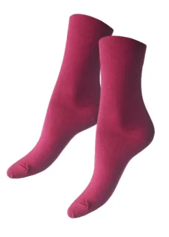 Outlet Tiffany Quinn Platinum Range Bamboo Comfort Top Socks 3Pp Mixed Plum