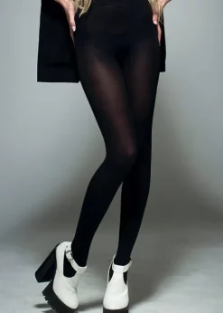 Clearance Tiffany Quinn Platinum Range 120 Denier Opaque Tights Black