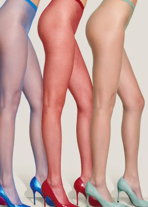 Flash Sale Trasparenze Ambra Coloured Fishnet Tights