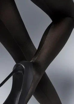 Cheap Wolford Satin De Luxe Tights Black